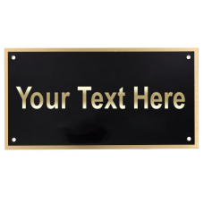 Brass Sign 1